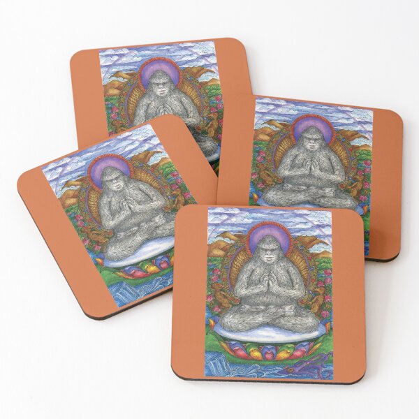 Item preview, Meditating Namaste Yeti designed and sold by Full Frog Moon.