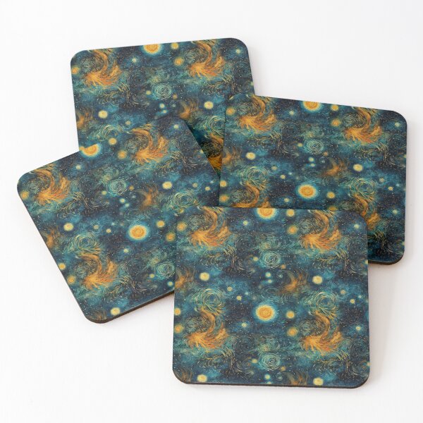 Item preview, Starry Night Styled Pattern #1 designed and sold by MoodMedley.