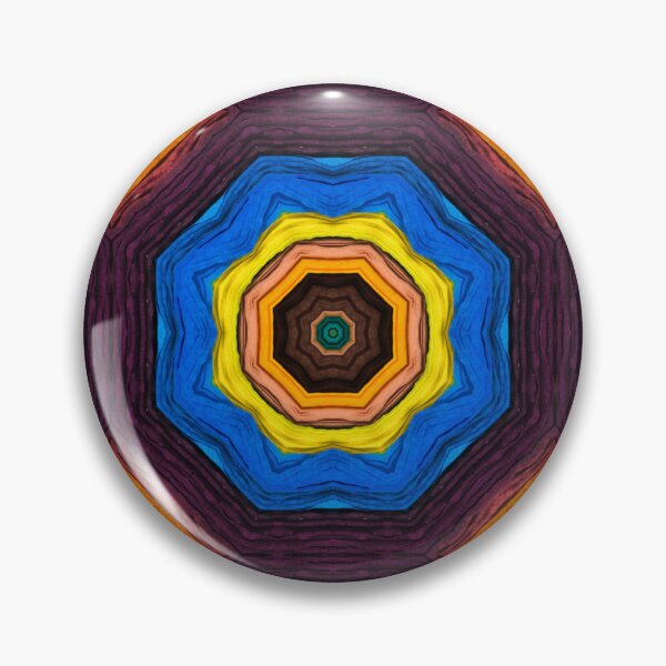 Artikelvorschau, Brightly Dyed Colorful Fabric Kaleidoscope Pattern 26 entworfen und verkauft von Swabcraft.
