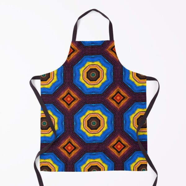 Artikelvorschau, Brightly Dyed Colorful Fabric Kaleidoscope Pattern 26 entworfen und verkauft von Swabcraft.