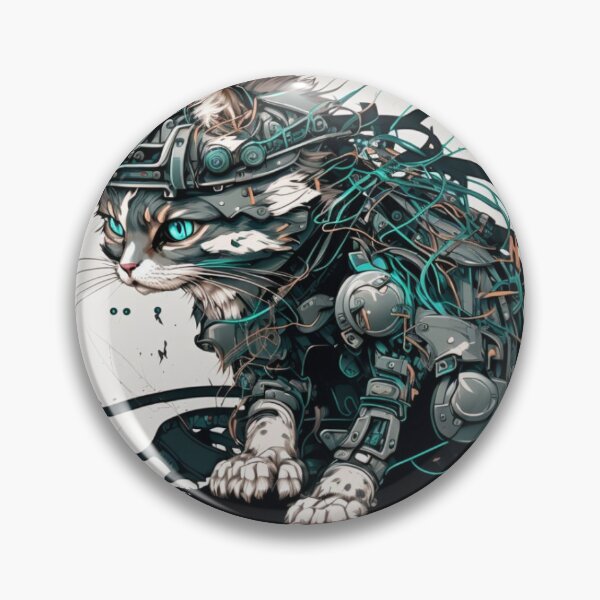 Item preview, Ccc3c_Cyberpunk Cat_01 designed and sold by CritterCuties.