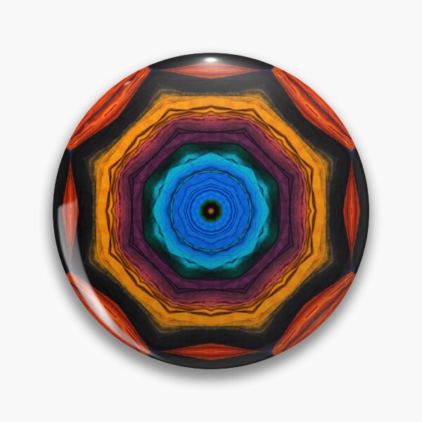 Artikelvorschau, Brightly Dyed Colorful Fabric Kaleidoscope Pattern 27 entworfen und verkauft von Swabcraft.