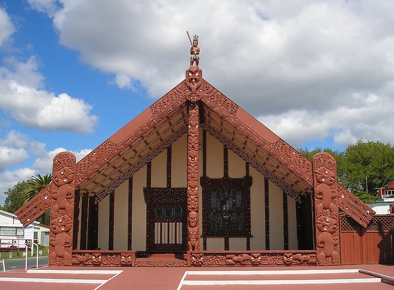 "Old Traditional Maori House, Rotorua, New Zealand" By Geoff Maltby ...