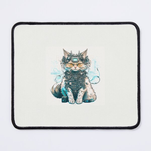 Item preview, Ccc3c_Cyberpunk Cat_03 designed and sold by CritterCuties.