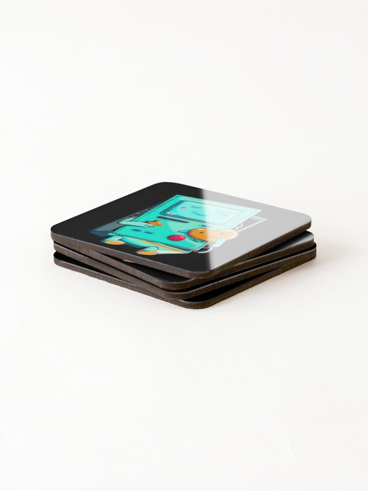 Thumbnail 4 of 5, Coasters (Set of 4), Sleeping Bot designed and sold by DrawOneThree.