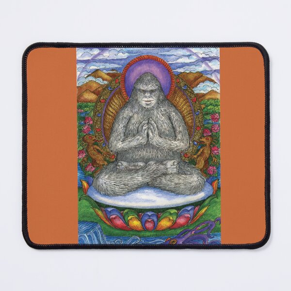 Item preview, Meditating Namaste Yeti designed and sold by Full Frog Moon.