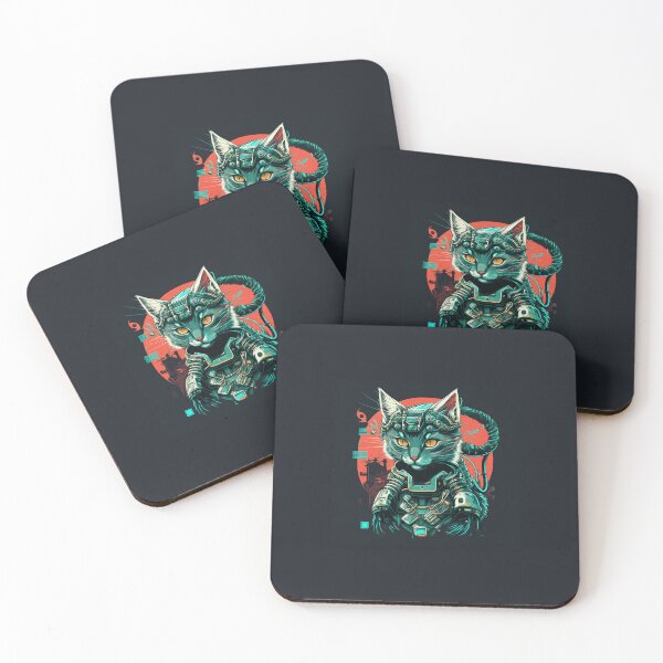 Item preview, Ccc3c_Cyberpunk Cat_04 designed and sold by CritterCuties.
