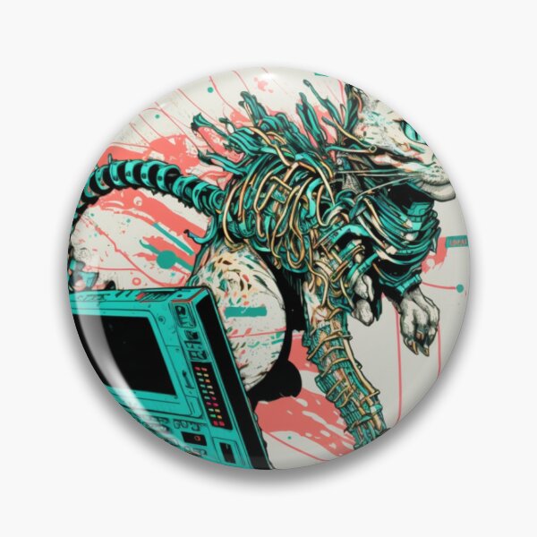 Item preview, Ccc3c_Cyberpunk Cat_05 designed and sold by CritterCuties.