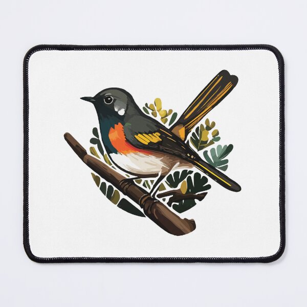 Item preview, Leafy American Redstart designed and sold by Vector-nook.