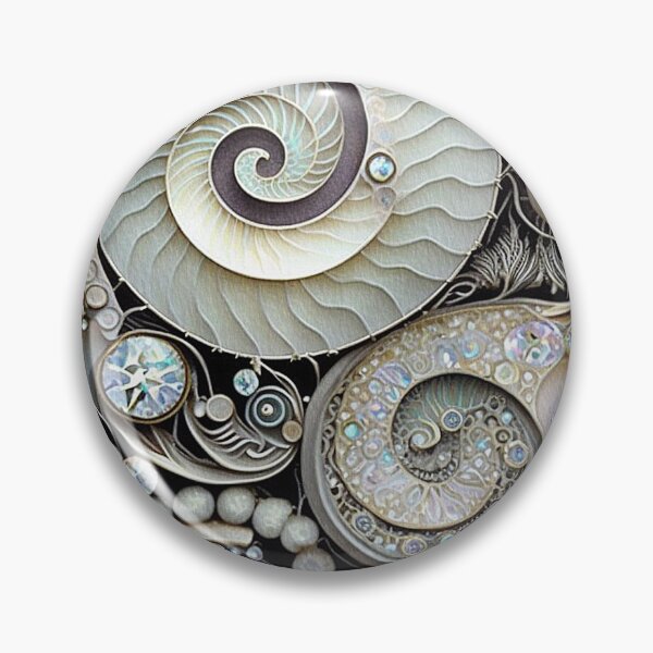 Item preview, Glittery Organic Sea Shells,Ivory,Teal,Cream designed and sold by GemstoneandLeaf.