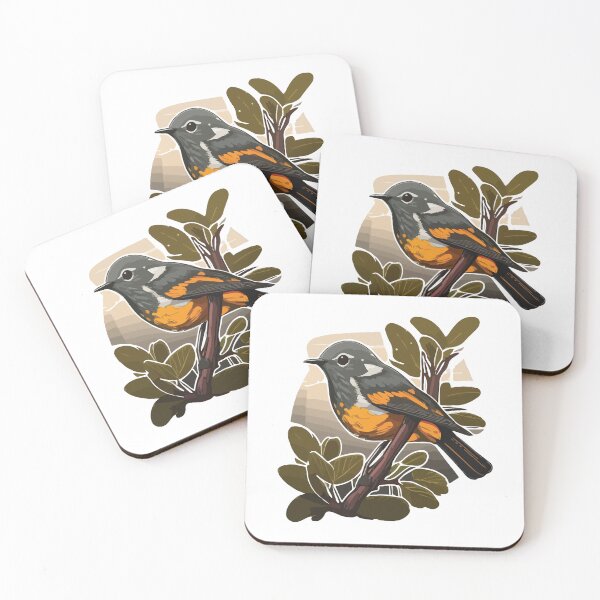 Item preview, American Redstart at Dusk designed and sold by Vector-nook.