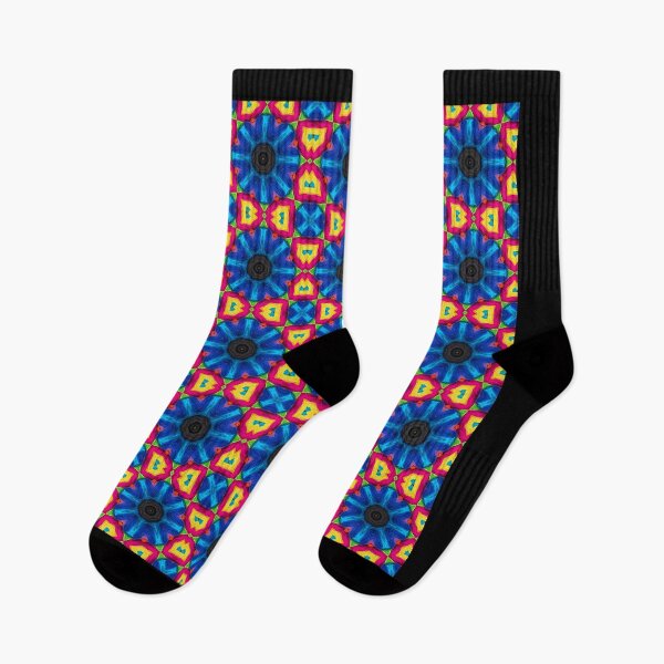 Item preview, Brightly Dyed Colorful Fabric Kaleidoscope Pattern 30 designed and sold by Swabcraft.