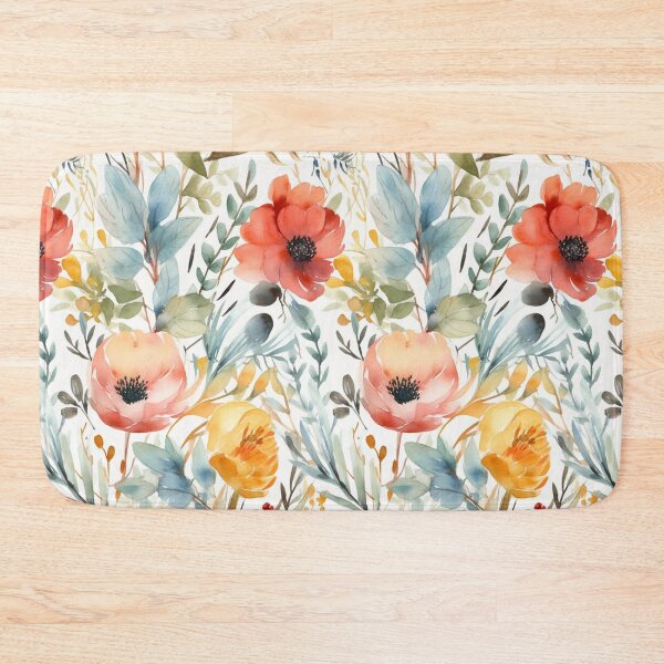 Item preview, Watercolor spring summer flower pattern designed and sold by BabyDD.
