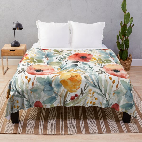 Item preview, Watercolor spring summer flower pattern designed and sold by BabyDD.