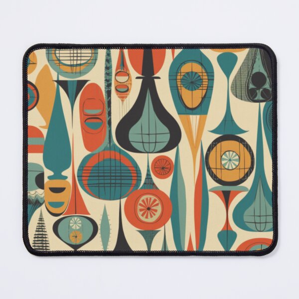 Item preview, Midcentury Modern Abstract Teardrop and Bubble Shape Mod Art Pattern Graphic Design  designed and sold by Step, Repeat.