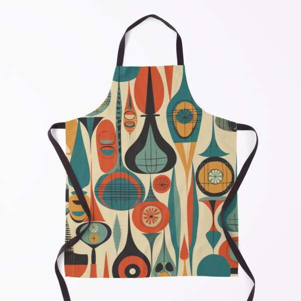 Item preview, Midcentury Modern Abstract Teardrop and Bubble Shape Mod Art Pattern Graphic Design  designed and sold by Step, Repeat.
