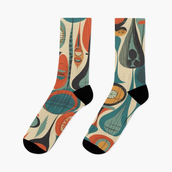Item preview, Midcentury Modern Abstract Teardrop and Bubble Shape Mod Art Pattern Graphic Design  designed and sold by Step, Repeat.