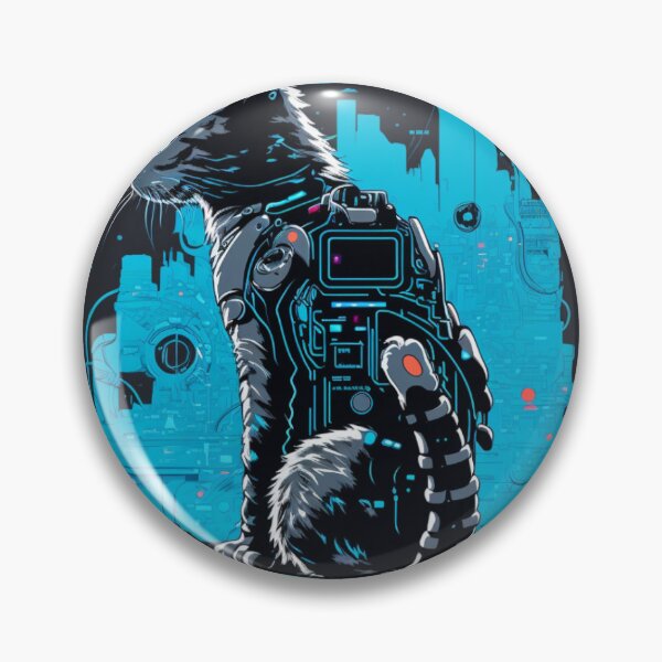 Item preview, Ccc3c_Cyberpunk Cat_06 designed and sold by CritterCuties.