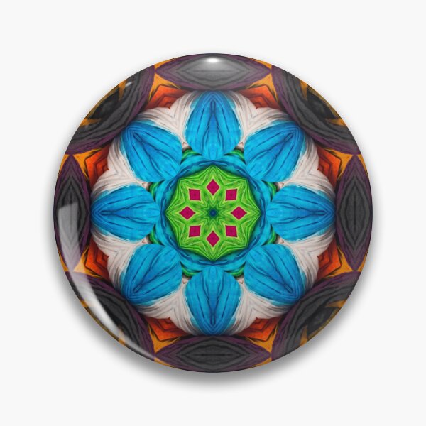 Artikelvorschau, Brightly Dyed Colorful Fabric Kaleidoscope Pattern 32 entworfen und verkauft von Swabcraft.