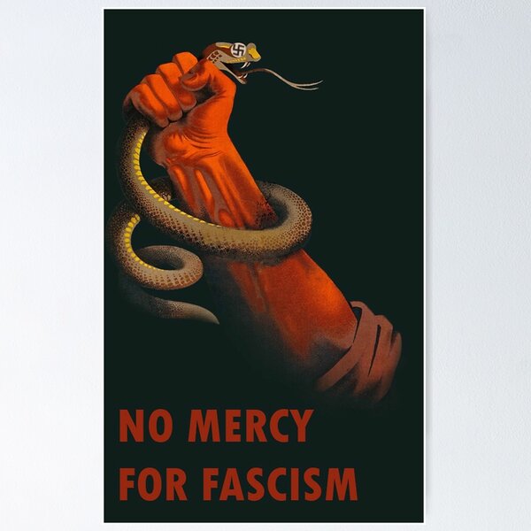 Item preview, No Mercy for Fascism - Anti-Fascist designed and sold by Judith-sheila.