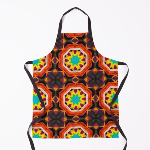Artikelvorschau, Brightly Dyed Colorful Fabric Kaleidoscope Pattern 33 entworfen und verkauft von Swabcraft.