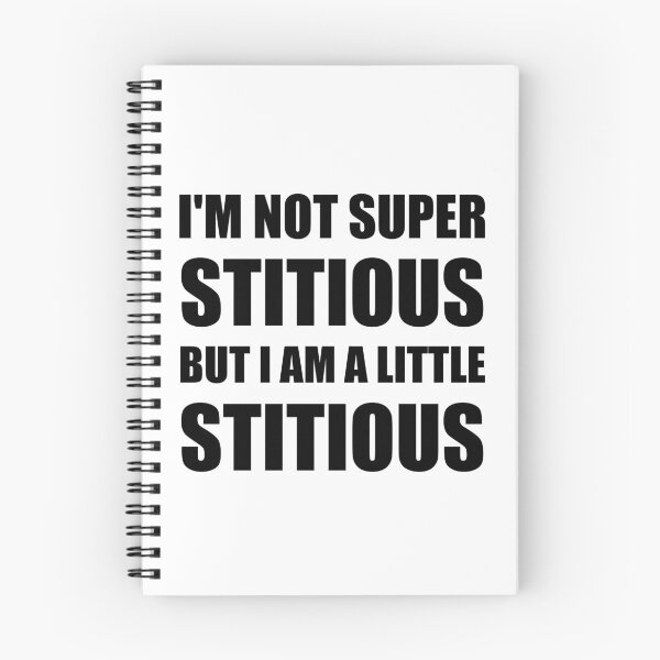Item preview, Not Superstitious But Little Stitious designed and sold by TheBestStore.