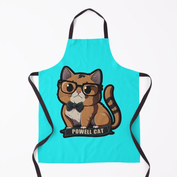 Item preview, Kawaii Powell Cat wearing glasses designed and sold by DctrGiftshop.