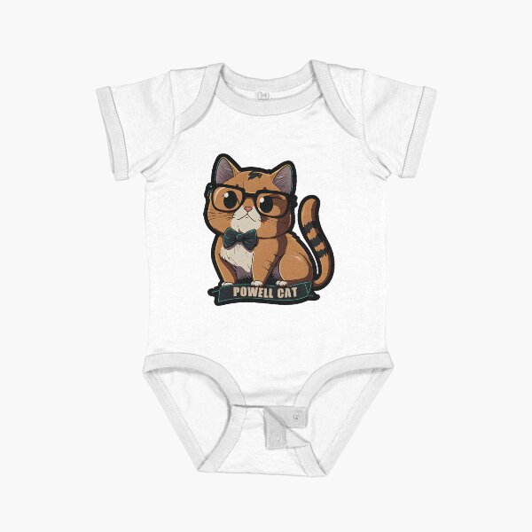 Artikel-Vorschau von Kawaii Powell Cat mit Brille, designt und verkauft von DctrGiftshop.