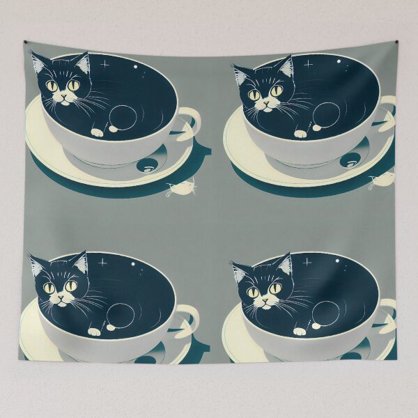 Item preview, Kit-Tea designed and sold by glassinmyfinger.