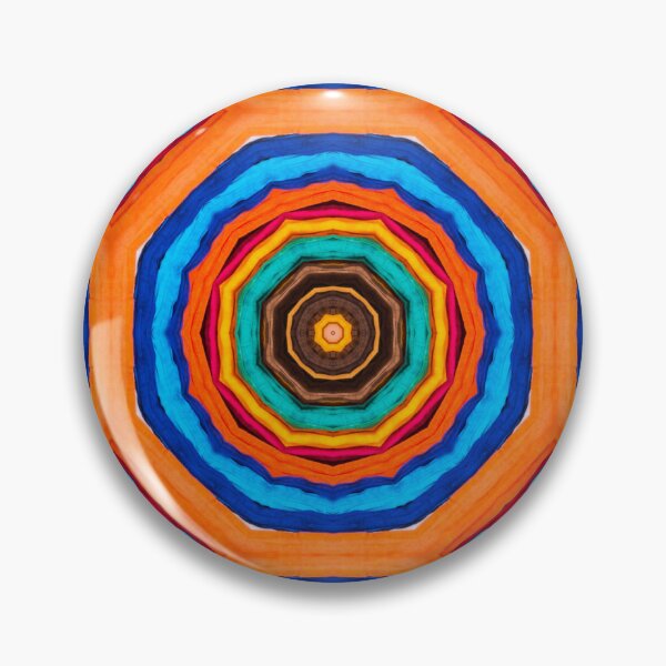 Artikelvorschau, Brightly Dyed Colorful Fabric Kaleidoscope Pattern 39 entworfen und verkauft von Swabcraft.