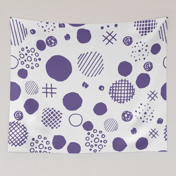 Item preview, Color of the Year 2018 - Ultra Violet - Graphic Pattern designed and sold by stylebytara.