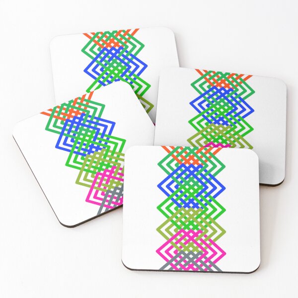 Item preview, Fancy cross-stitch lines pattern. designed and sold by Trianglegreen.