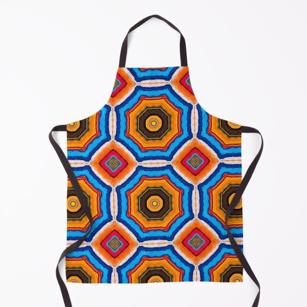 Artikelvorschau, Brightly Dyed Colorful Fabric Kaleidoscope Pattern 40 entworfen und verkauft von Swabcraft.