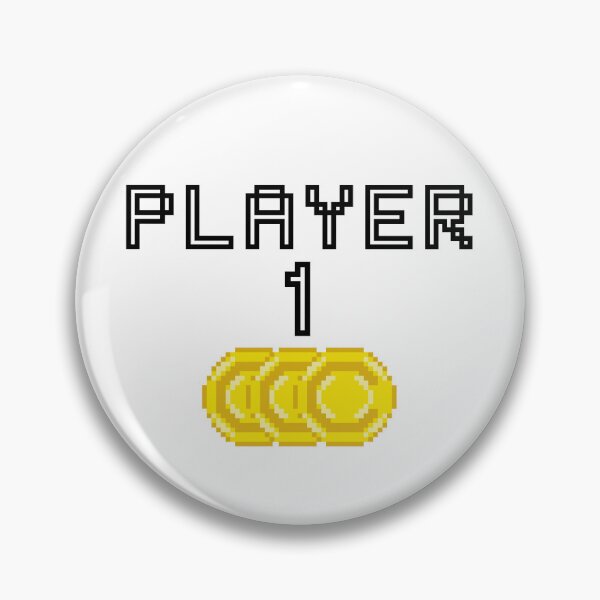 Item preview, Player One - Pixels Coins designed and sold by BusyMonkeys.