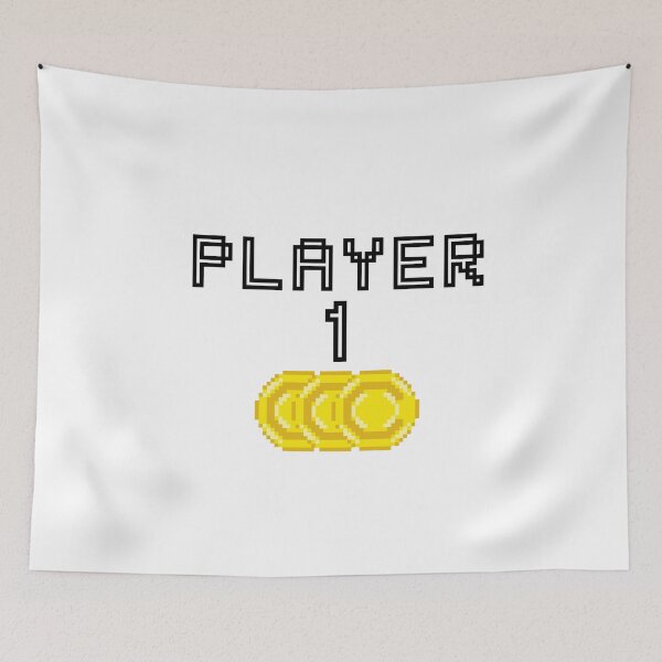 Item preview, Player One - Pixels Coins designed and sold by BusyMonkeys.