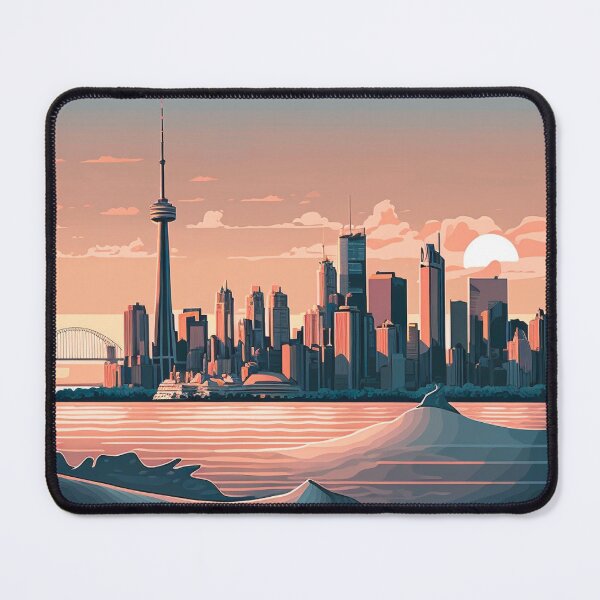 Item preview, Toronto ON Canada Skyline Horizon designed and sold by ImaginePrintsHQ.