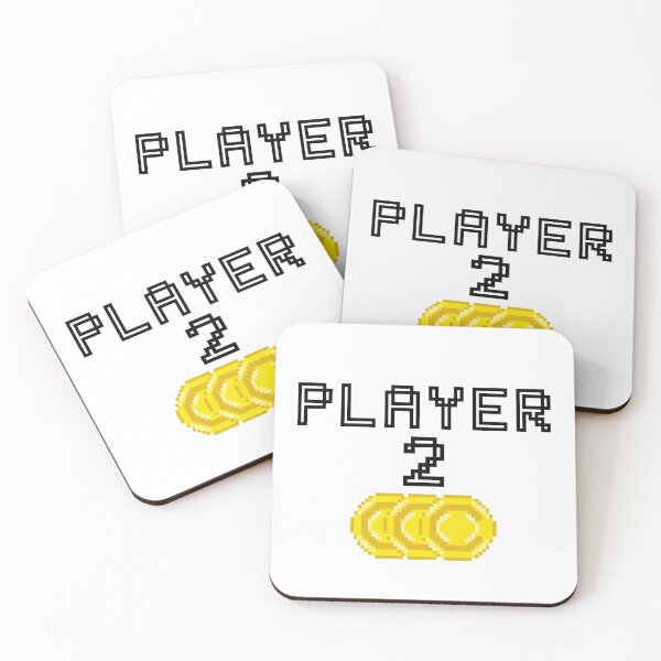 Item preview, Player two - Pixels Coins designed and sold by BusyMonkeys.