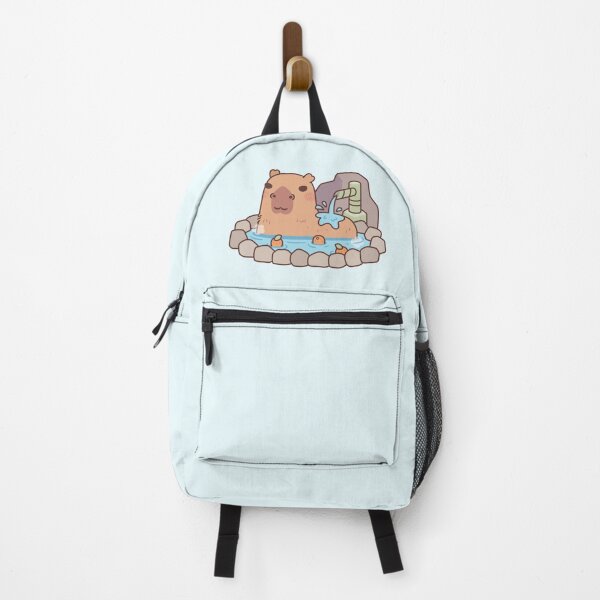 Item preview, Cute Capybara Chilling In Hot Spring designed and sold by rustydoodle.