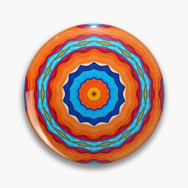 Artikelvorschau, Brightly Dyed Colorful Fabric Kaleidoscope Pattern 42 entworfen und verkauft von Swabcraft.