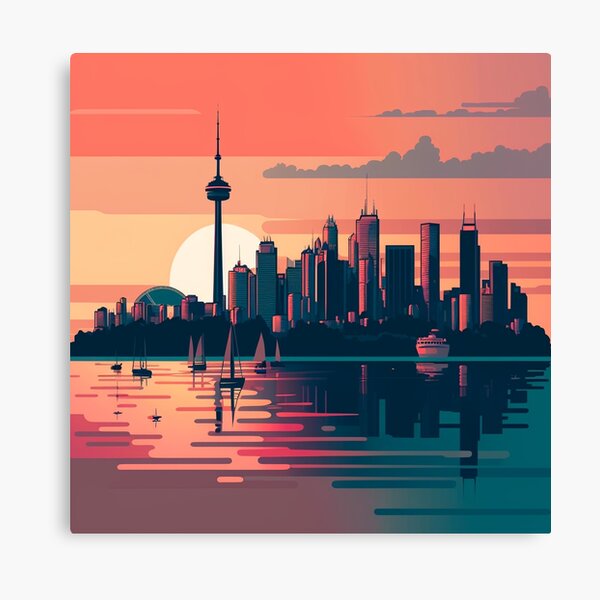 Toronto Skyline Canvas Prints for Sale | Redbubble