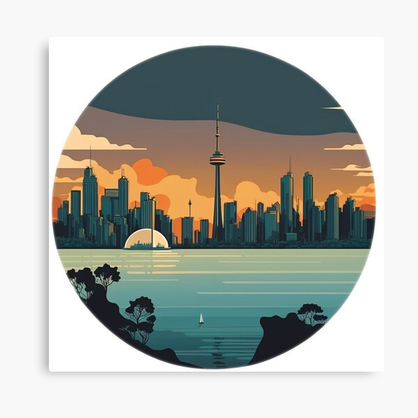 Toronto Skyline Canvas Prints for Sale | Redbubble