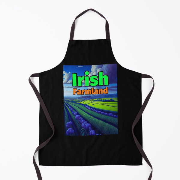 Item preview, Irish Farmland Pastel Painting Crops Clouds designed and sold by IrishPOD.