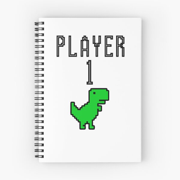 Item preview, Player One - Pixel Dinosaur designed and sold by BusyMonkeys.