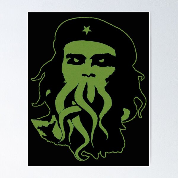 Item preview, Chethulhu (for dark backgrounds) designed and sold by Apocalyptopia.