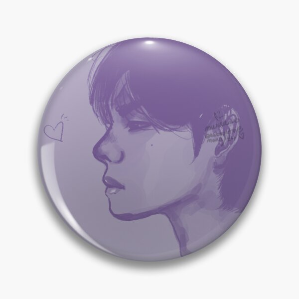 Item preview, Purple Taehyung Side profile designed and sold by m3iwoo.