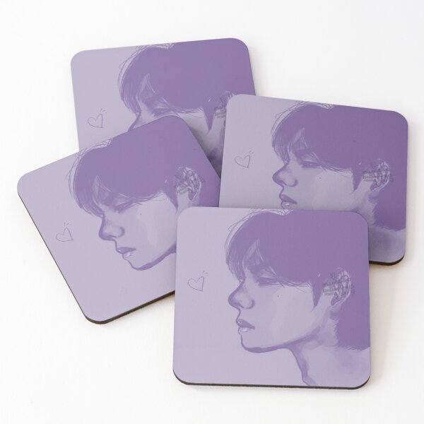 Item preview, Purple Taehyung Side profile designed and sold by m3iwoo.