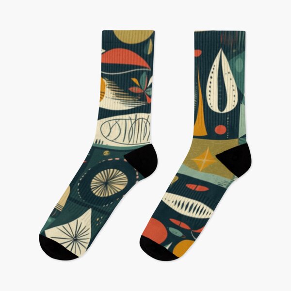 Item preview, Midcentury Modern Inspired Abstract Shapes Mod Art Pattern Graphic Design  designed and sold by Step, Repeat.
