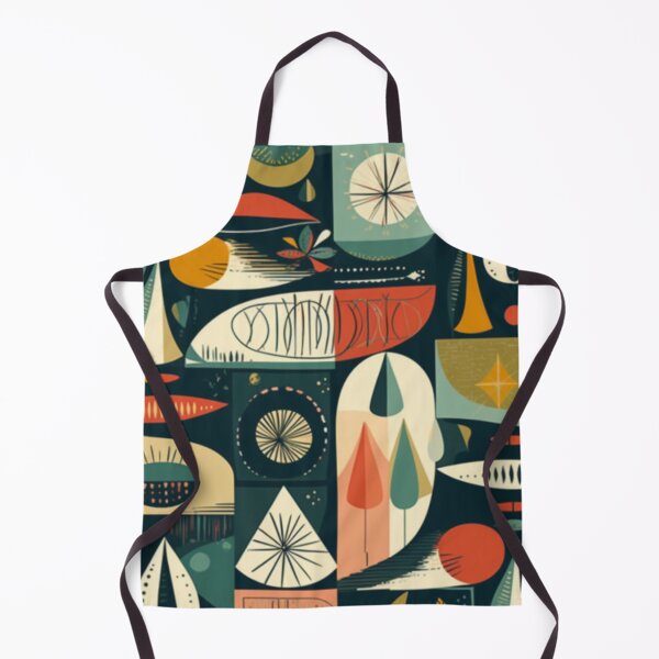Item preview, Midcentury Modern Inspired Abstract Shapes Mod Art Pattern Graphic Design designed and sold by Step, Repeat.