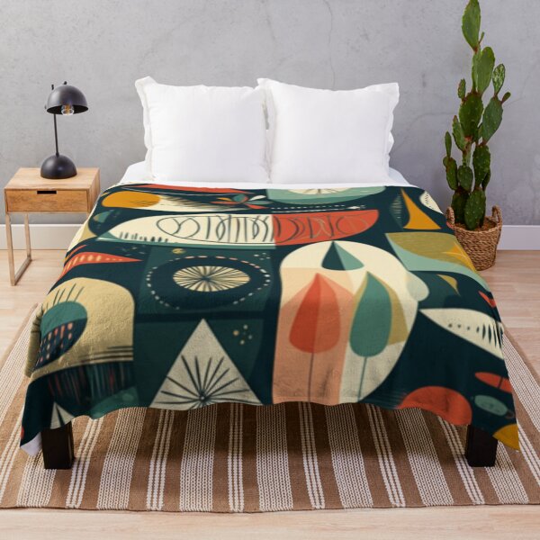 Item preview, Midcentury Modern Inspired Abstract Shapes Mod Art Pattern Graphic Design  designed and sold by Step, Repeat.