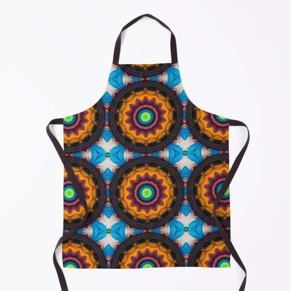 Artikelvorschau, Brightly Dyed Colorful Fabric Kaleidoscope Pattern 46 entworfen und verkauft von Swabcraft.